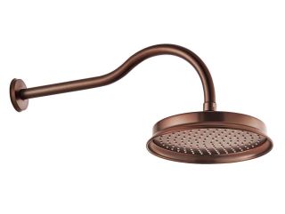 Верхний душ Swedbe Terracotta Art 2519 с кронштейном 23см тёмная бронза